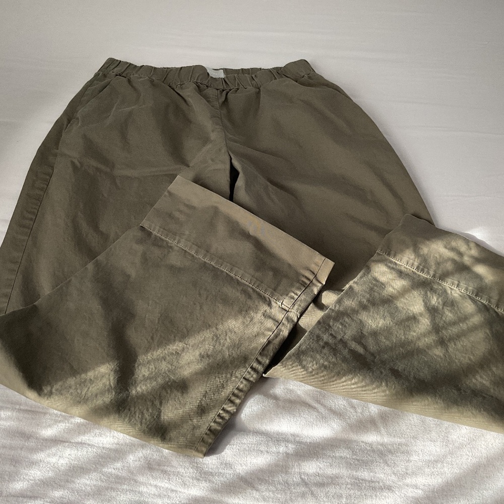 Everlane Organic Cotton Blend Pull On Pants